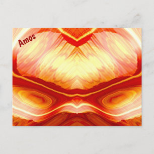 Padrão de design frontal AMOS ~ 3D ~ Cartão postal