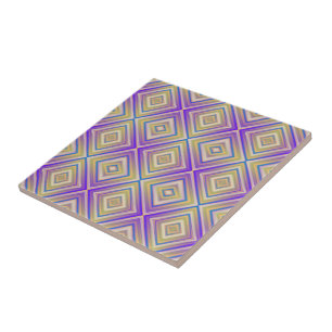 Padrão de Diamante Alternativo Roxo Índigo