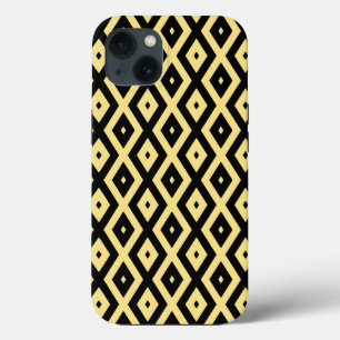 Padrão de diamante amarelo-limão e preto Case-Mate