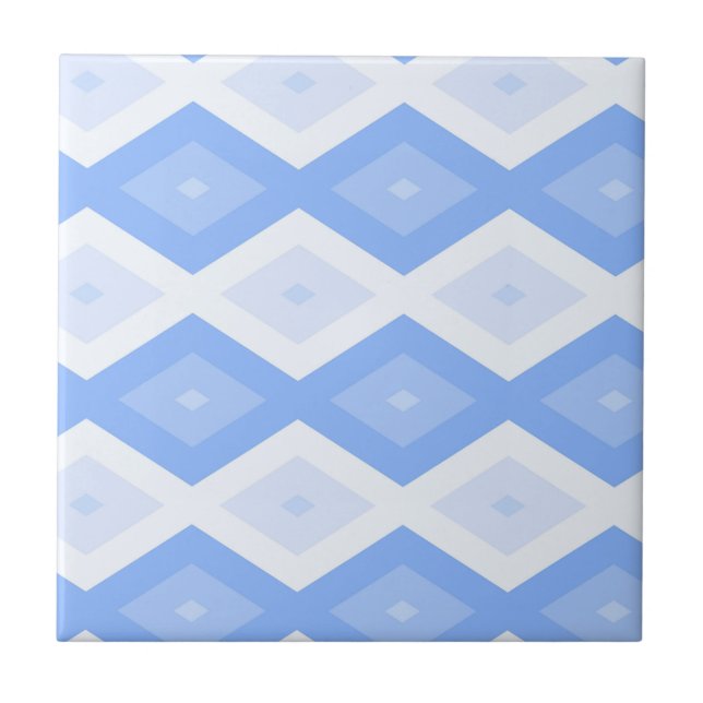 Padrão de diamante azul pálido (Frente)