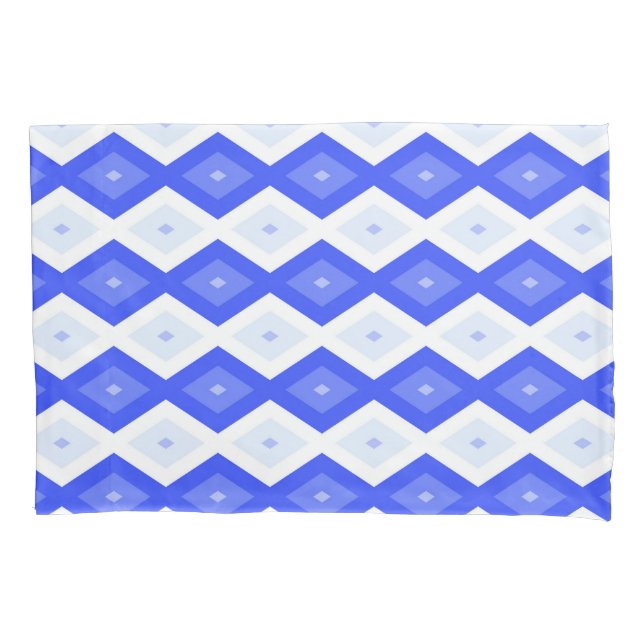 padrão de diamante azul real (Frente)