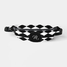 Padrão de diamante branco e preto