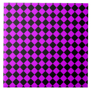 Padrão de Diamante do Verificador Preto Roxo
