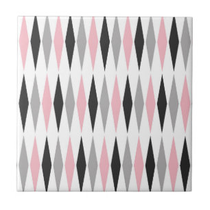 Padrão de Diamante Moderno do Meio século Retroati