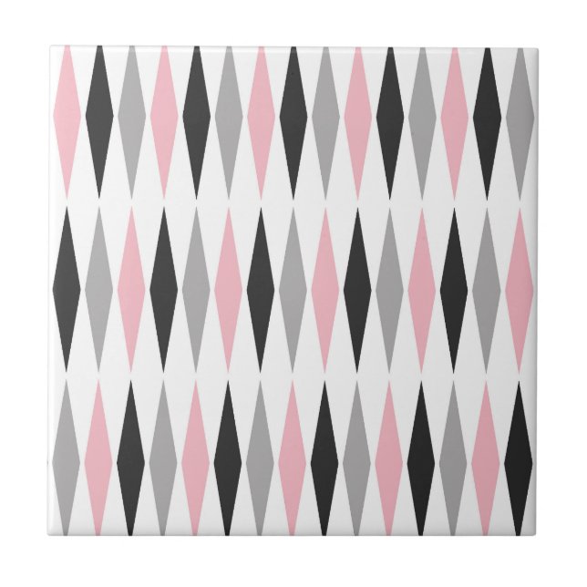 Padrão de Diamante Moderno do Meio século Retroati (Frente)