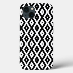 Padrão de diamante preto e branco Case-Mate iPhone