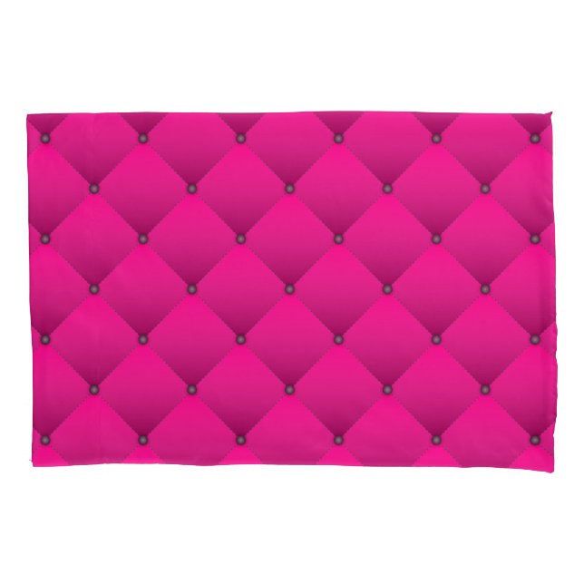 Padrão de Diamante Quente Girly Faux Quilado (Frente)