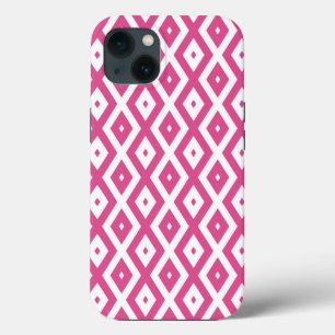 Padrão de diamante rosa e branco Case-Mate iPhone 