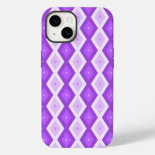 Padrão de diamante roxo brilhante