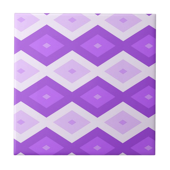 Padrão de diamante roxo brilhante (Frente)