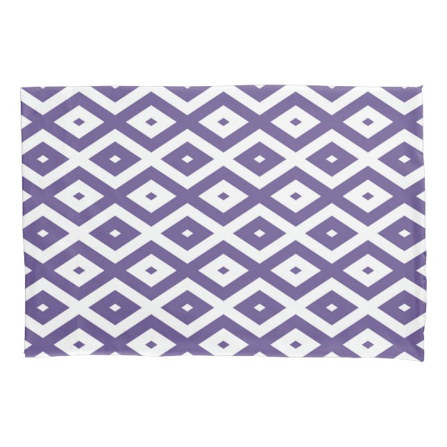 Padrão de diamante ultra violeta e branco (Frente)