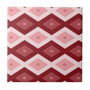 Padrão de diamante vermelho