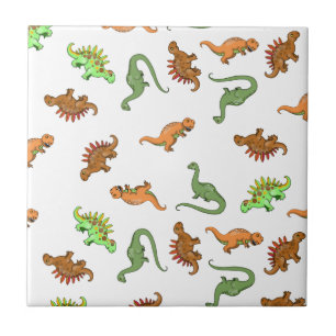 Padrão de Dinossauro Fofo