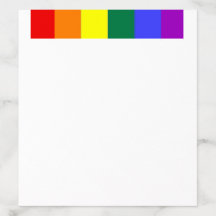 Padrão de distribuição das cores do arco-íris