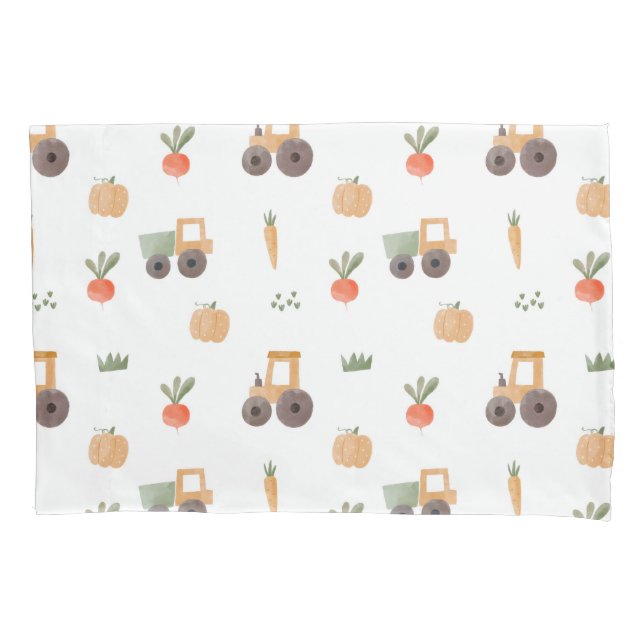 Padrão de Diversão de Aquarela do Jardim fazenda (Frente)