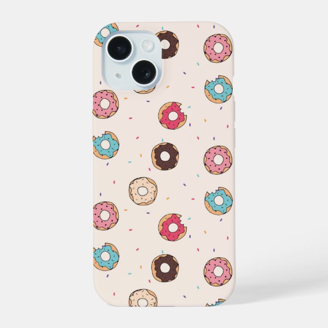 Padrão de Donut Açucarado Doce (Verso)