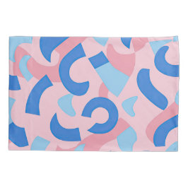 Padrão de Doodle Rosa e Azul