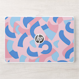 Padrão de Doodle Rosa e Azul