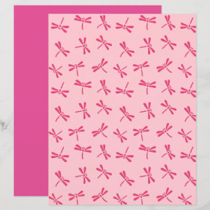 Padrão de Dragonfly Japonês, Rosa Coral Claro