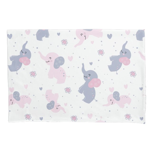 Padrão de elefantes de desenho animado (Frente)