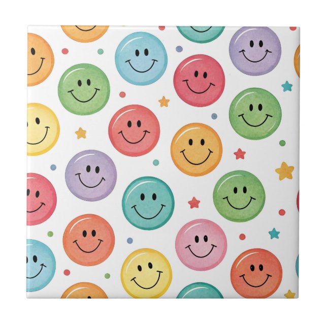 Padrão de Emoji Sorridente (Frente)