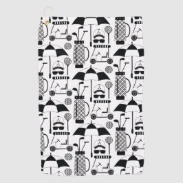 Padrão de equipamentos e acessórios de golfe moder