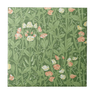 Padrão de Ervilha Doce William Morris Botânico Vin