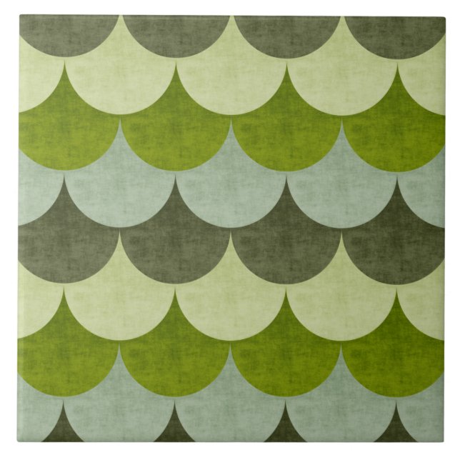 Padrão de Escala de Dragões Escalável Verde (Frente)