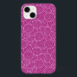 Padrão de espiral japonês - burgundy e rosa pálido<br><div class="desc">Reprodução digital de um padrão reprodutor baseado em designs têxteis japoneses tradicionais,  representa água ou névoa - burgundy profunda/vinho com rosa-gelo pálido</div>