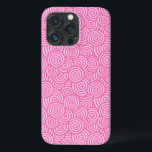 Padrão de espiral japonês - cor-de-rosa menta mole<br><div class="desc">A reprodução digital de um padrão reprodutor de espiral baseado em designs têxteis japoneses tradicionais representa um padrão de espiral cor - de - rosa com água ou névoa mais profunda num fundo cor - de - rosa-gelo pálido</div>