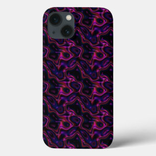 Padrão de espiral preto roxo, rosa-quente