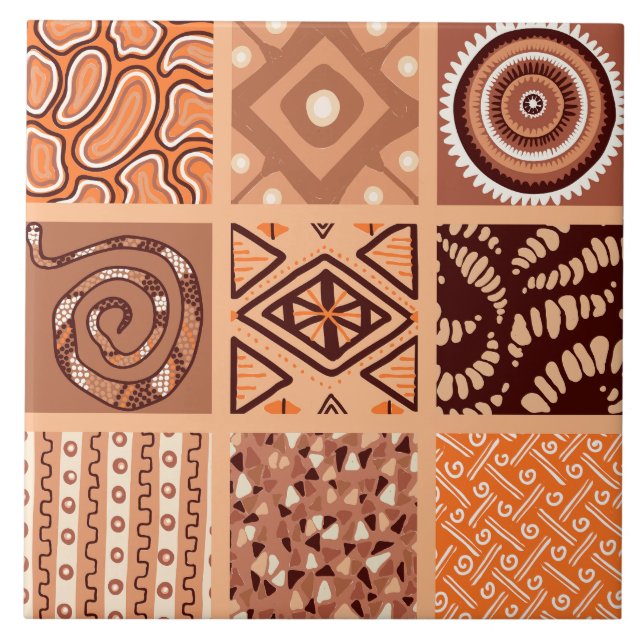 Padrão de estilo africano bonito (Frente)