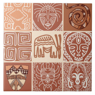 Padrão de estilo africano bonito