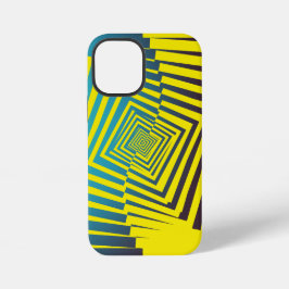 Padrão de Estilo de Selva Abstrato Verde Amarelo B