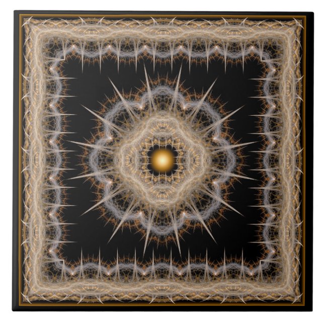Padrão de estrela de fantasia com espinhos (Frente)