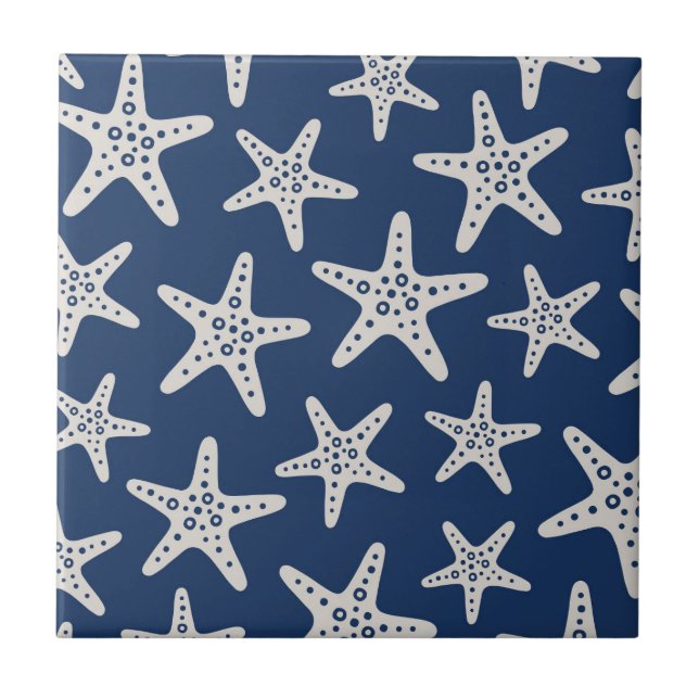 Padrão de Estrela-do-Mar Azul (Frente)