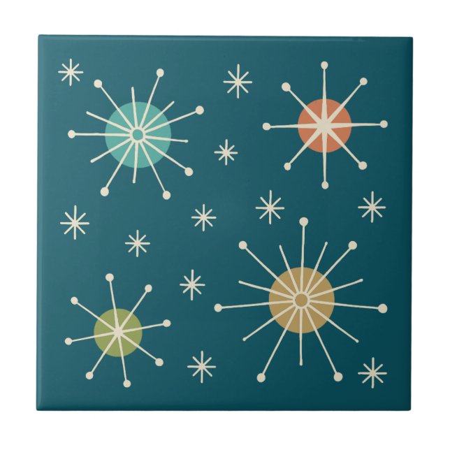 Padrão de Estrela Explosiva Atômica do Meio do Séc (Frente)