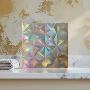 Padrão de Estrela Geométrica Iridescente ID1179