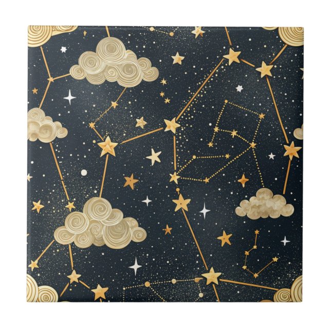 Padrão de Estrelas da Constelação Celeste (2) (Frente)