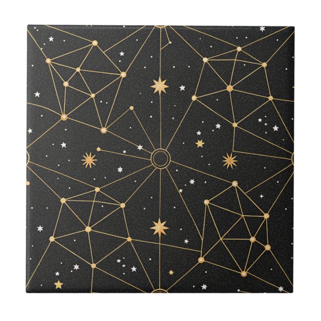 Padrão de Estrelas da Constelação Celeste (4) (Frente)
