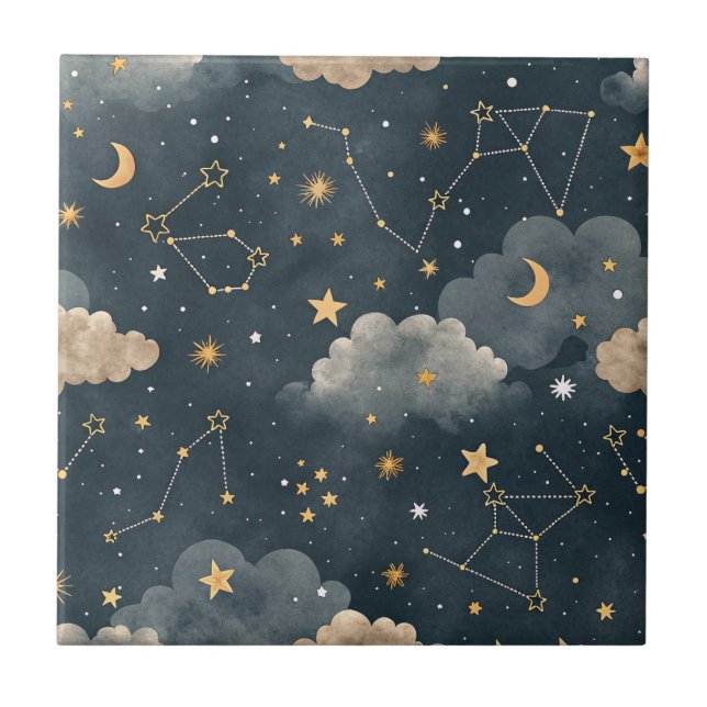 Padrão de Estrelas da Constelação Celeste (7) (Frente)