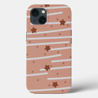 Padrão de Estrelas de Chocolatey de Leite e Stripe
