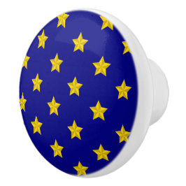 Padrão de estrelas Douradas, Marinho azul, exclusi