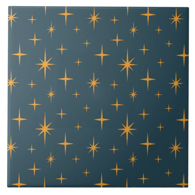 Padrão de Estrelas Moderno de Meados do Século em  (Frente)