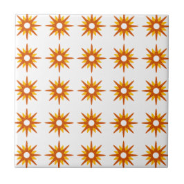 Padrão de explosão de estrelas laranja-vermelho mo