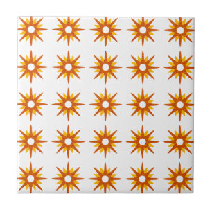 Padrão de explosão de estrelas laranja-vermelho mo