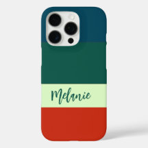 Padrão de Faixa Laranja Azul e Verde Personalizado