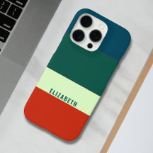 Padrão de Faixa Laranja Azul e Verde Personalizado