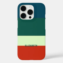Padrão de Faixa Laranja Azul e Verde Personalizado