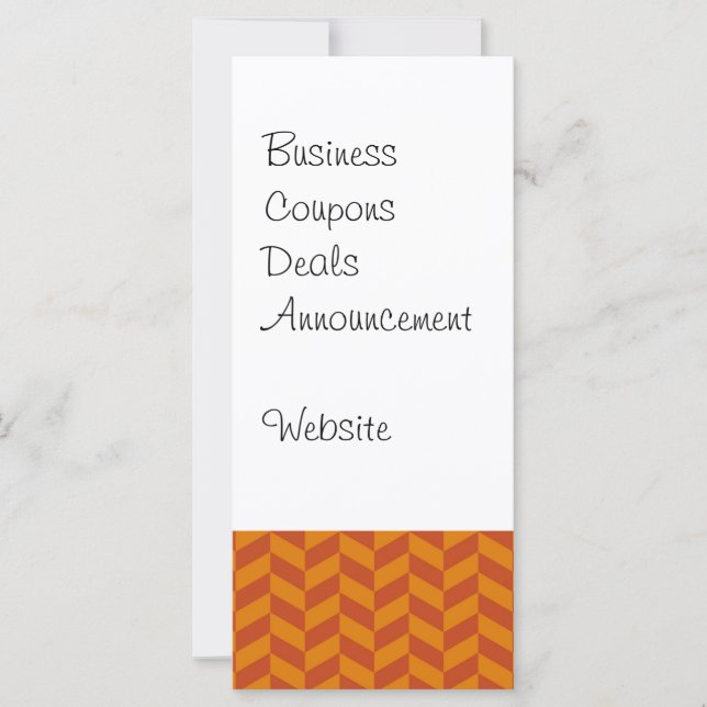 Padrão de Faixa Zig Zag Laranja Queimada (Frente)